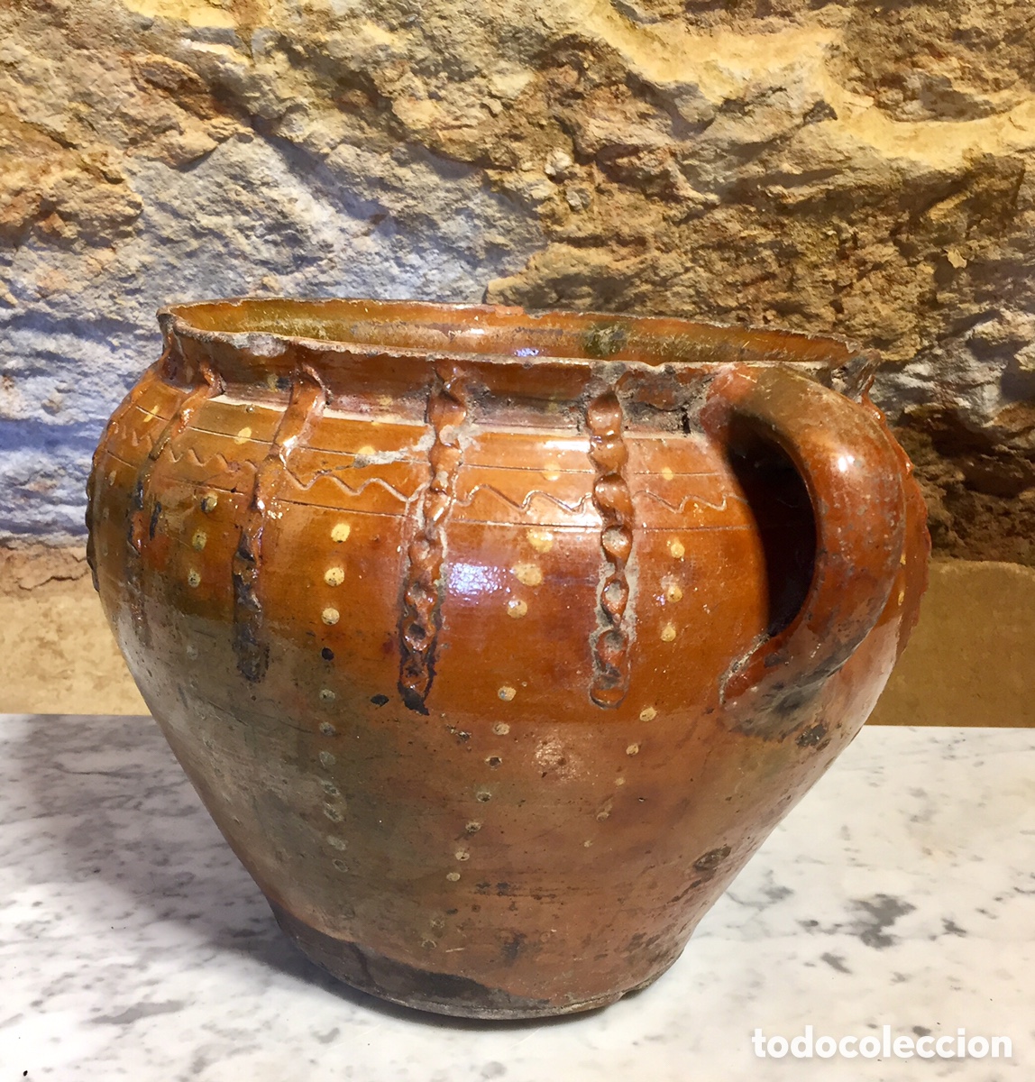 Antig&uuml;edades: Olla vidriada aragonesa. - Foto 5
