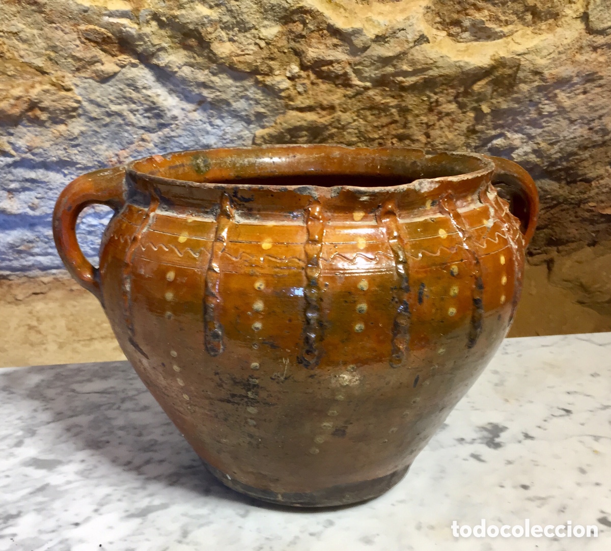 Antig&uuml;edades: Olla vidriada aragonesa. - Foto 7