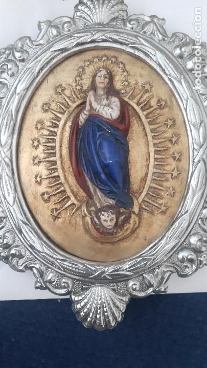 Antig&uuml;edades: Imagen de la Virgen. - Foto 1