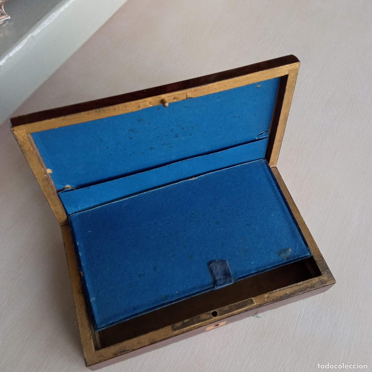Antig&uuml;edades: Caja de madera de palosanto - Foto 4