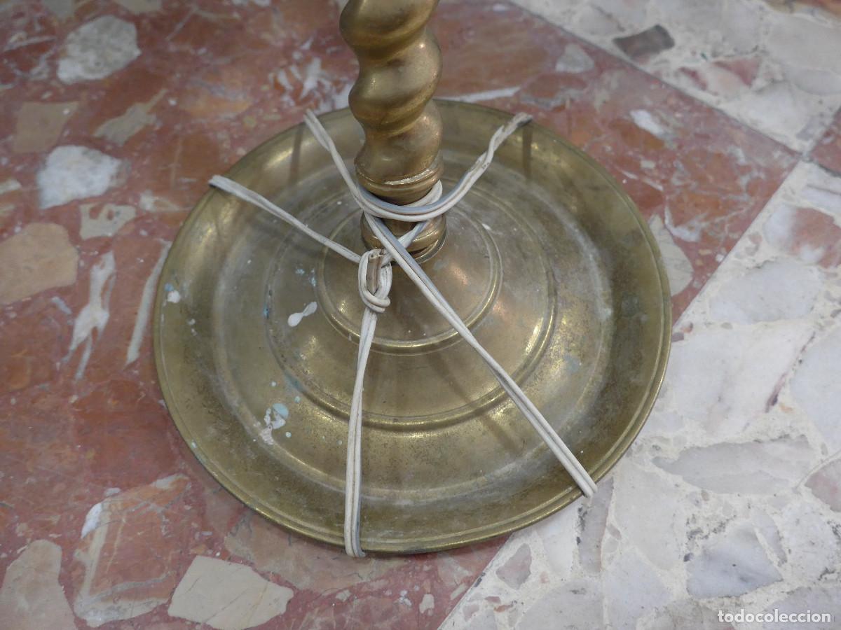 Antig&uuml;edades: LAMPARA DE ACEITE POSIBLEMENTE DE BRONCE - Foto 3