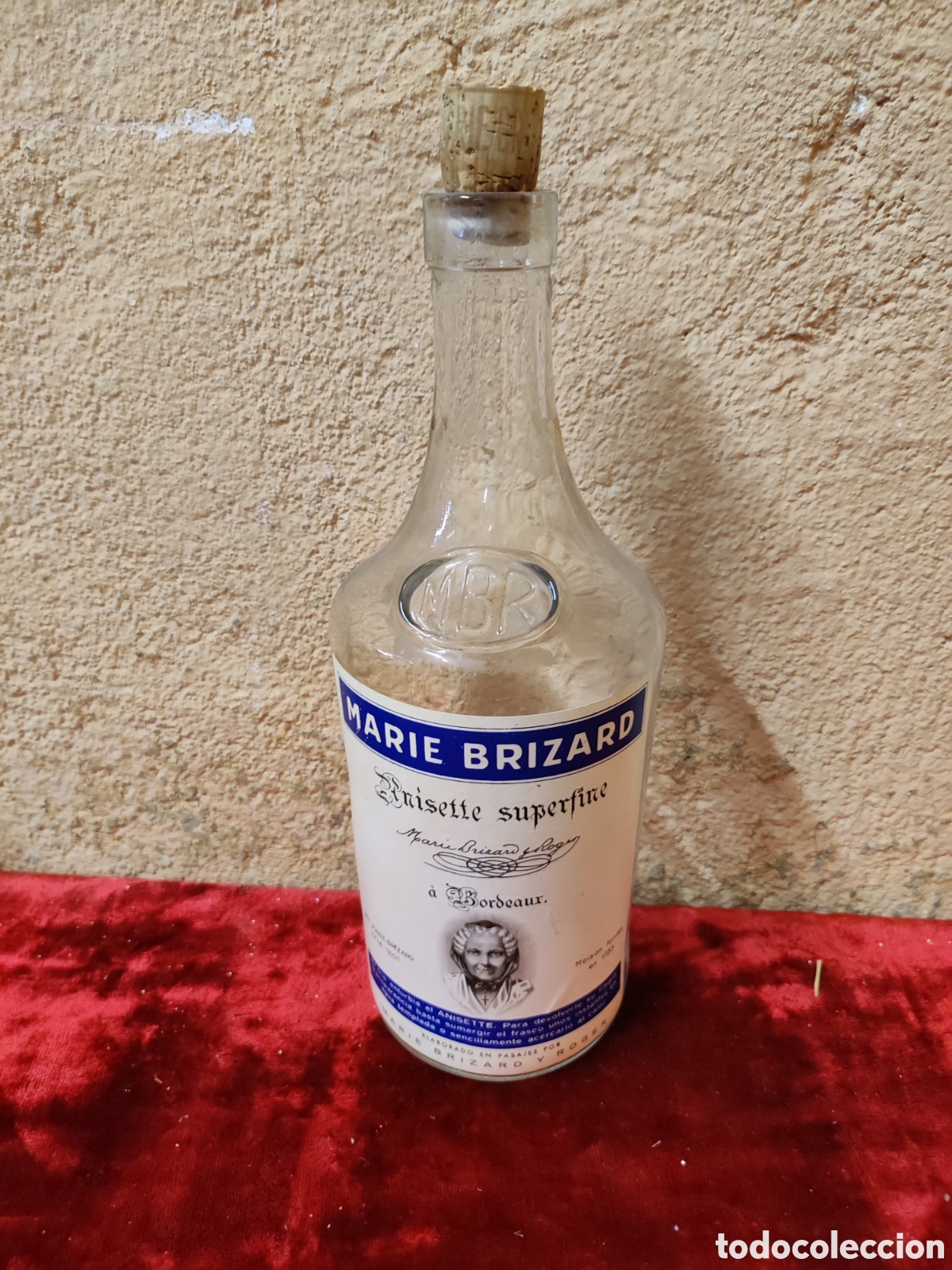Antig&uuml;edades: Botella de Marie brizard vac&iacute;a - Foto 1