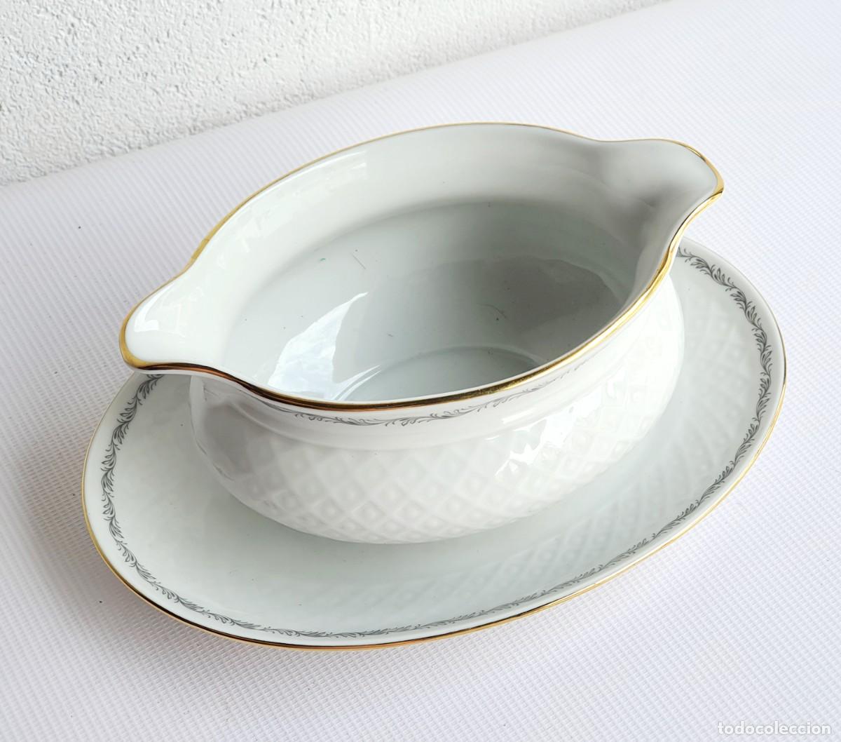 Antig&uuml;edades: SALSERA DE PORCELANA BAVARIA - Foto 3