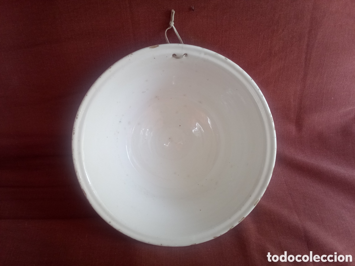 Antig&uuml;edades: LEBRILLO ESMALTADO BLANCO - Foto 1