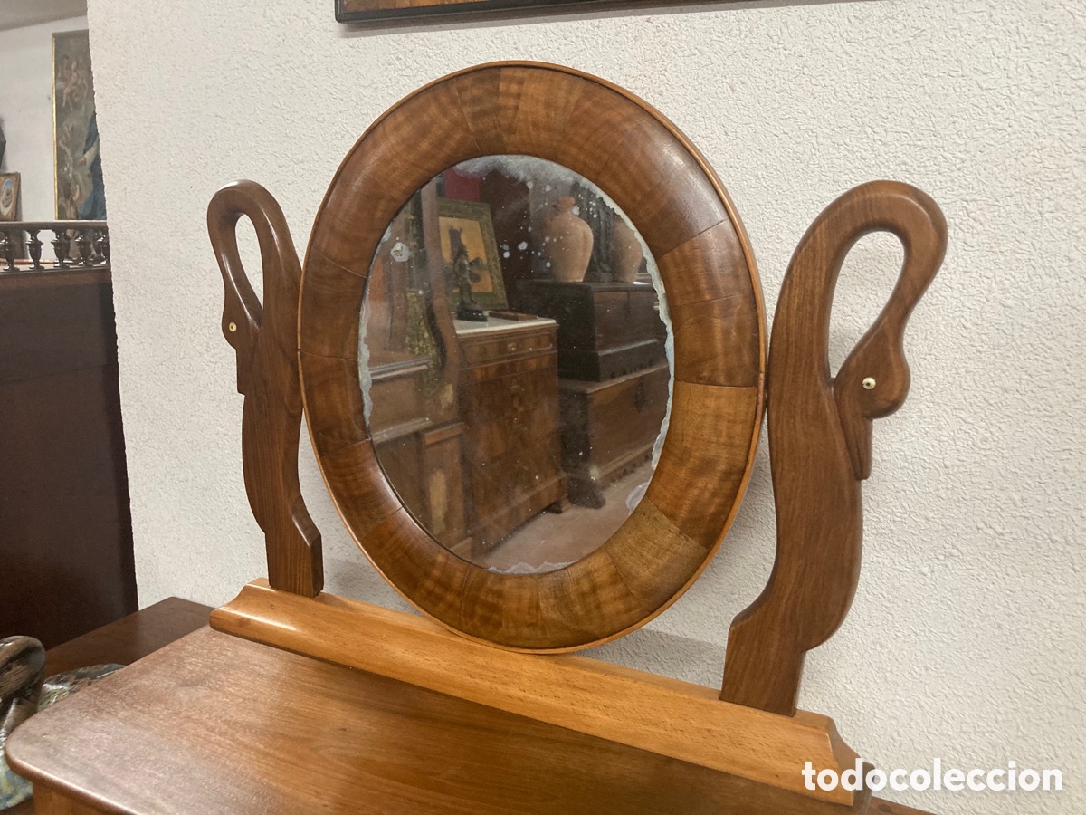 Antig&uuml;edades: Tocador antiguo nogal - Foto 5