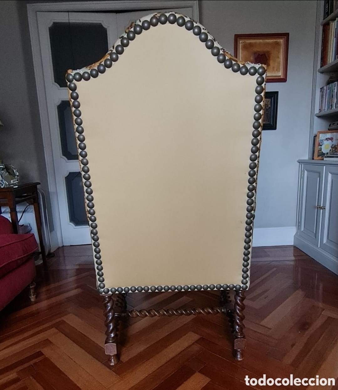 Antig&uuml;edades: Sill&oacute;n siglo XVII - Foto 3