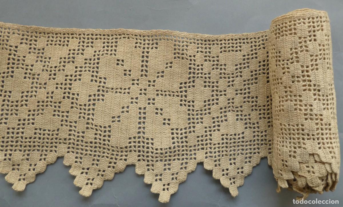 antigua pieza de encaje de crochet s.xix - Comprar Rendas Antigas