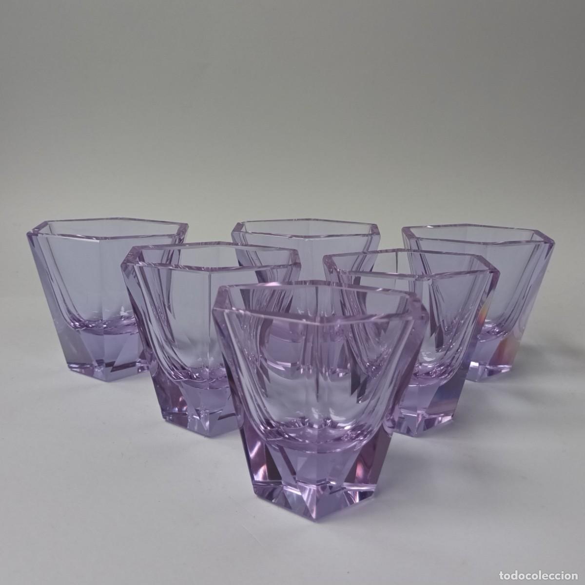 Antig&uuml;edades: LICORERA Y VASOS CRISTAL DE MURANO - Foto 6