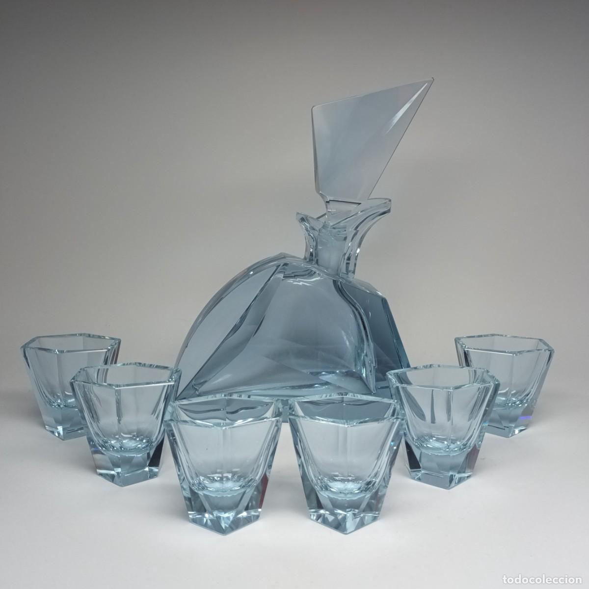 Antig&uuml;edades: LICORERA Y VASOS CRISTAL DE MURANO - Foto 14