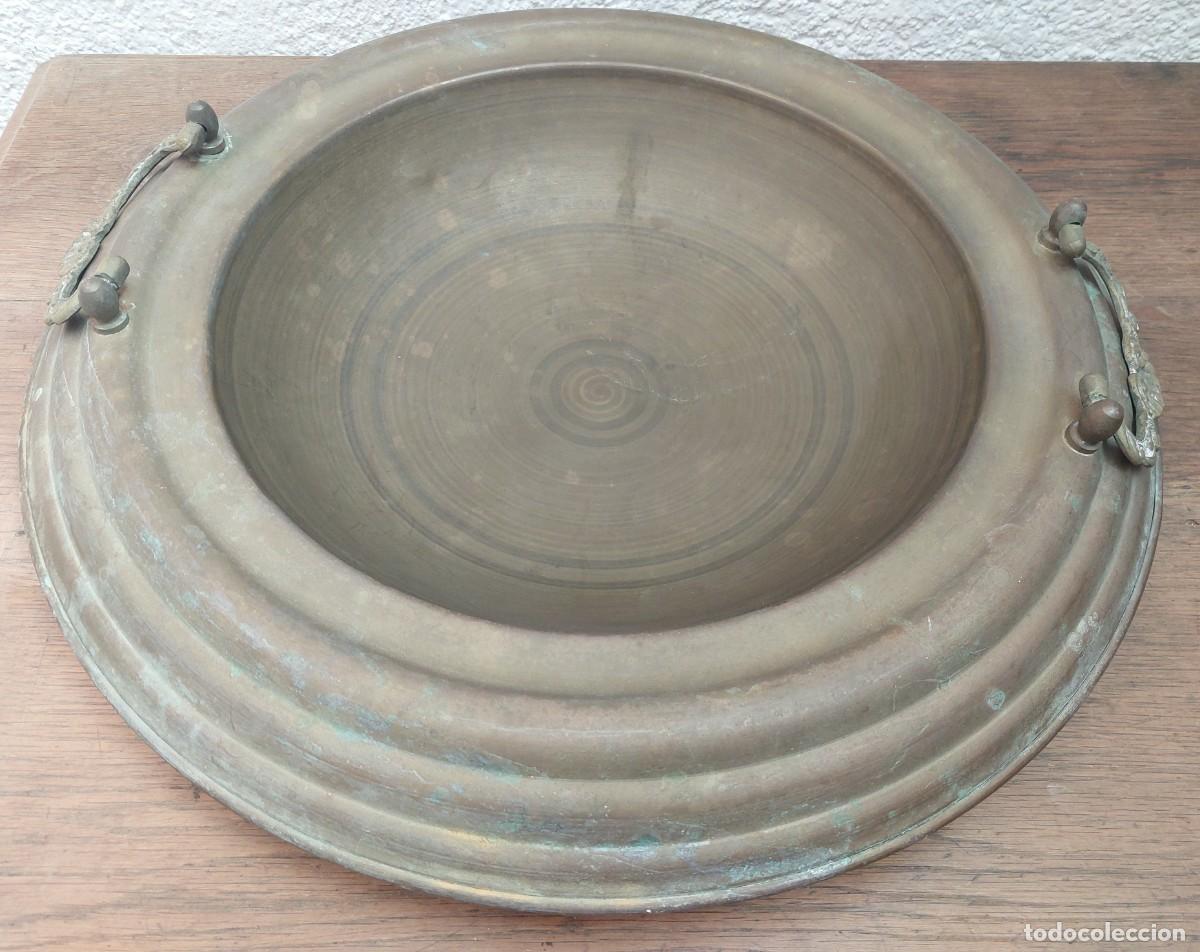 Antig&uuml;edades: BRASERO DE LAT&Oacute;N - Foto 1