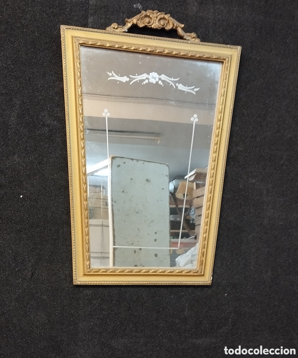 Antig&uuml;edades: Espejo de madera - Foto 6