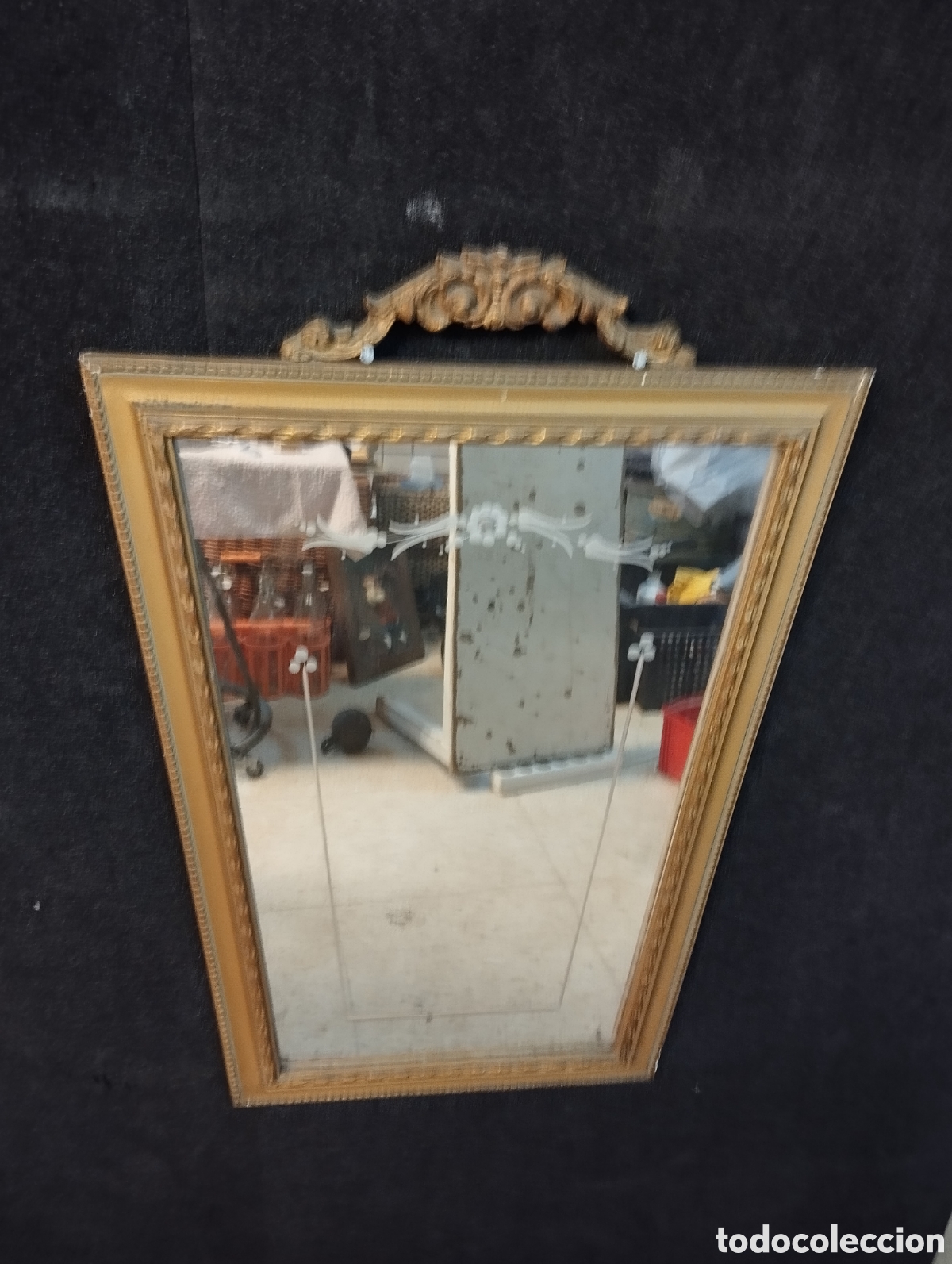 Antig&uuml;edades: Espejo de madera - Foto 1