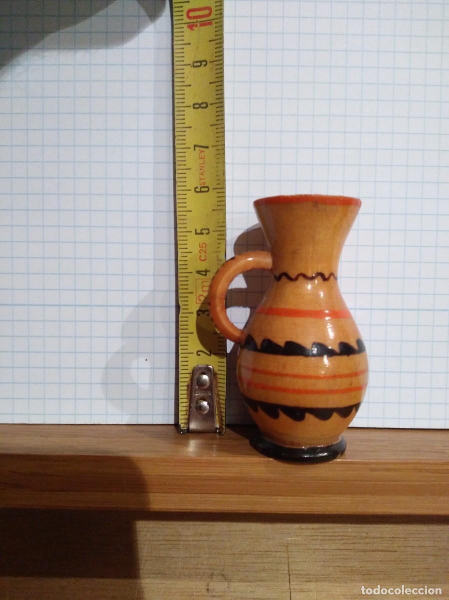Antig&uuml;edades: Peque&ntilde;o Jarron de Madera 6Cm Aprox.- - Foto 3