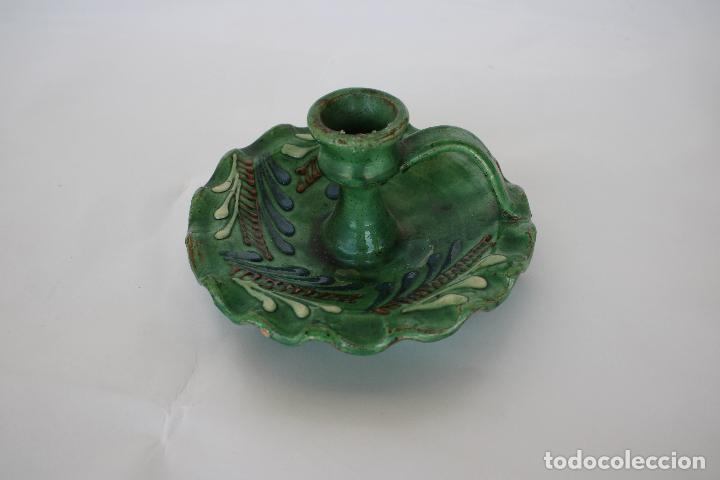 Antig&uuml;edades: palmatoria en ceramica de &uacute;beda - Foto 3