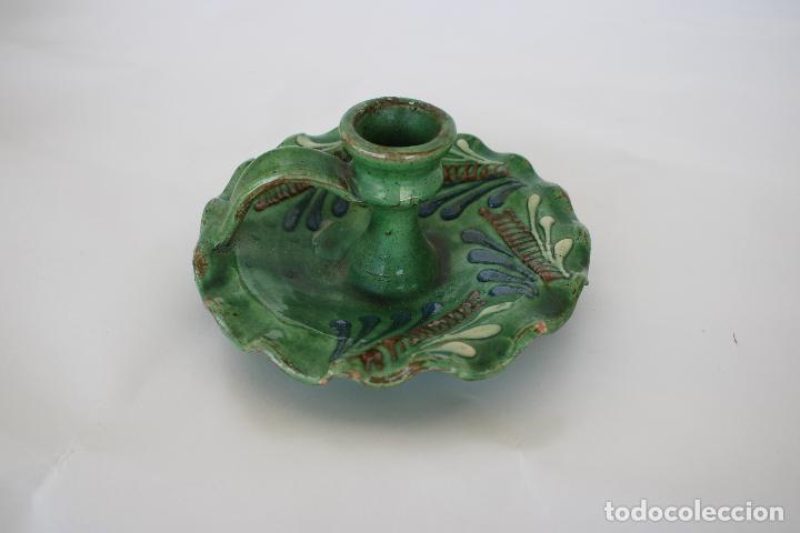 Antig&uuml;edades: palmatoria en ceramica de &uacute;beda - Foto 1