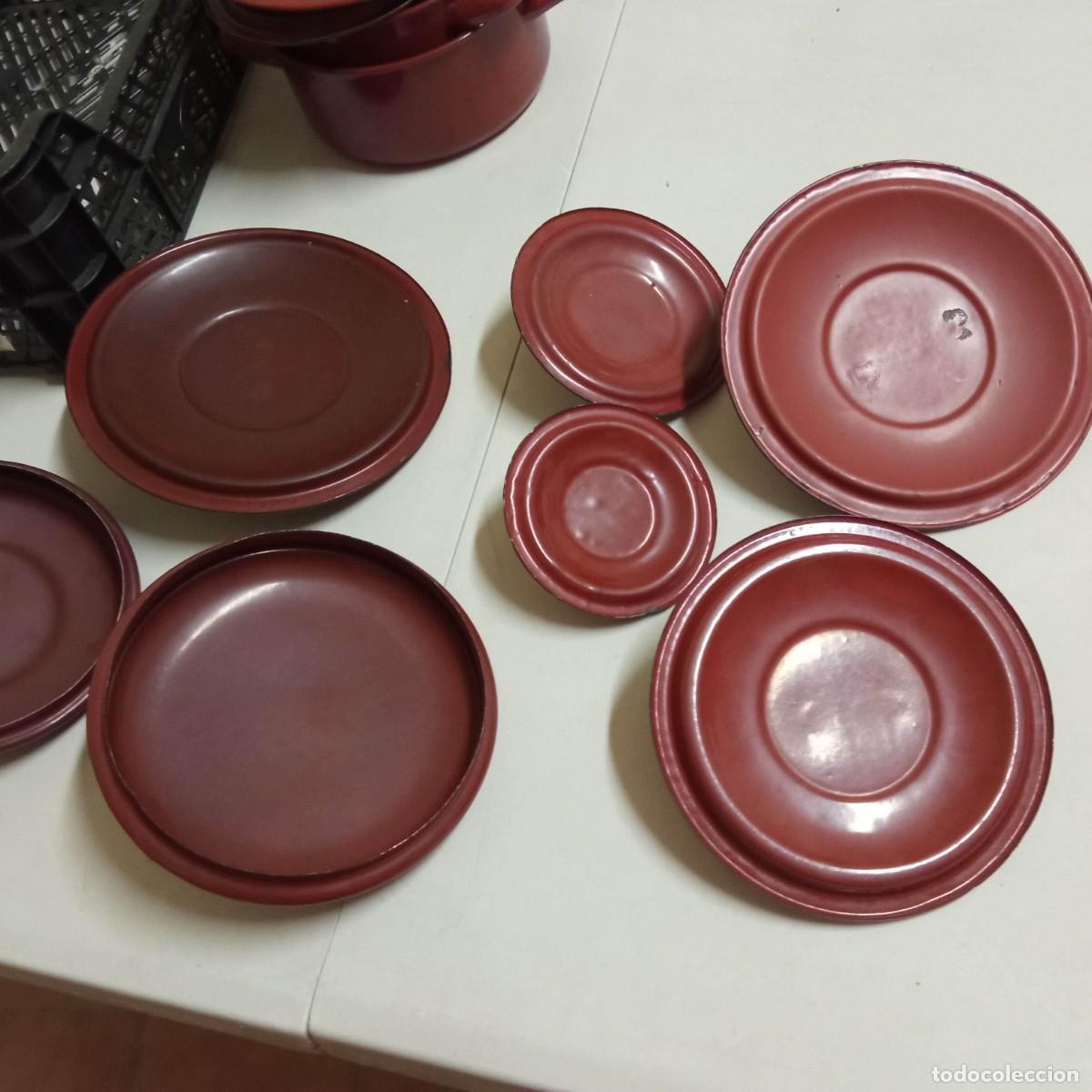 Antig&uuml;edades: Lote de tapas esmaltadas - Foto 2
