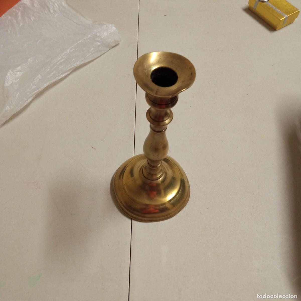 Antig&uuml;edades: Candelabro dorado - Foto 1