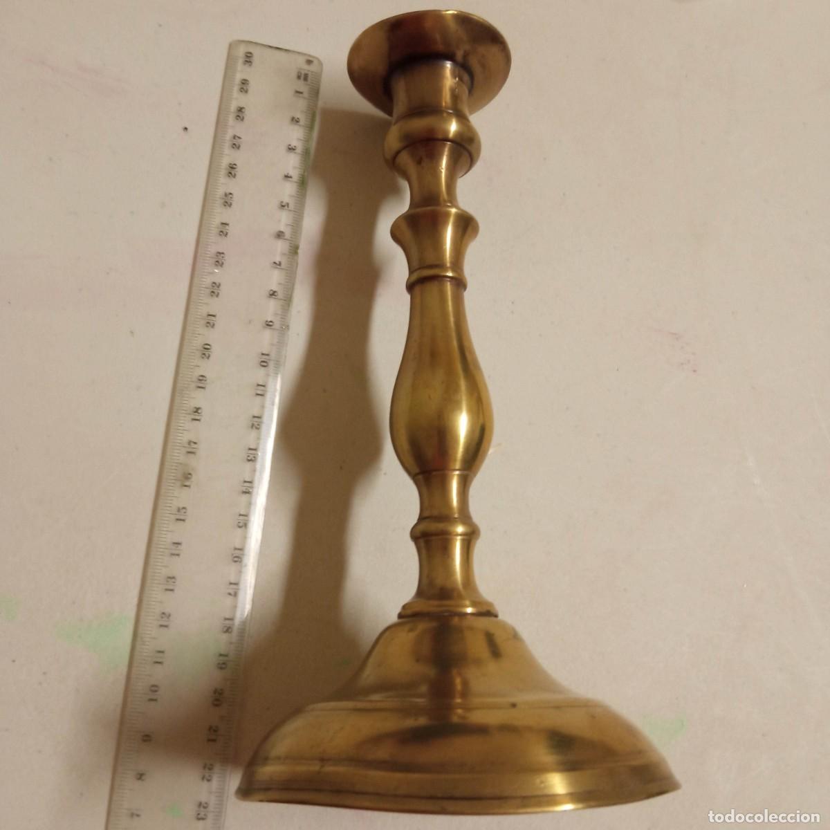 Antig&uuml;edades: Candelabro dorado - Foto 2