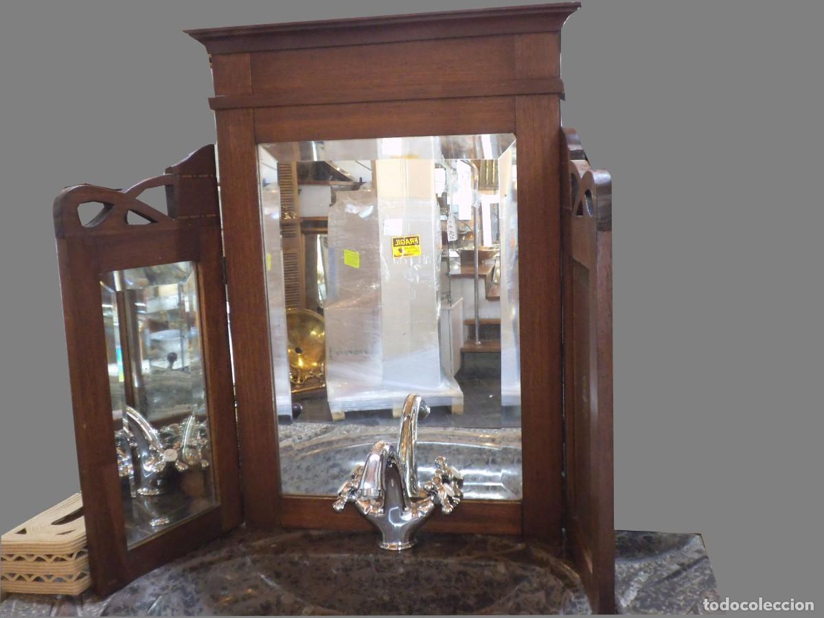 Antig&uuml;edades: Tr&iacute;ptico antiguo madera - Foto 1