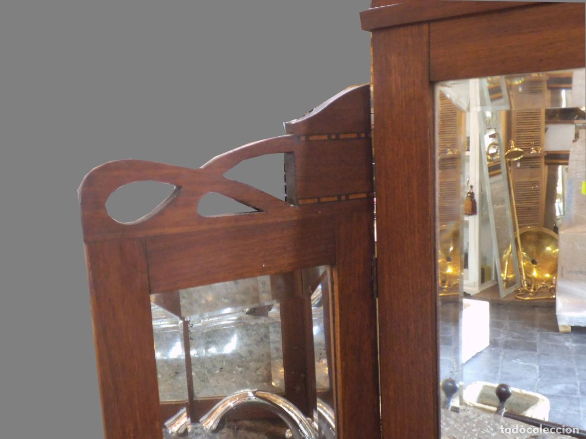Antig&uuml;edades: Tr&iacute;ptico antiguo madera - Foto 2