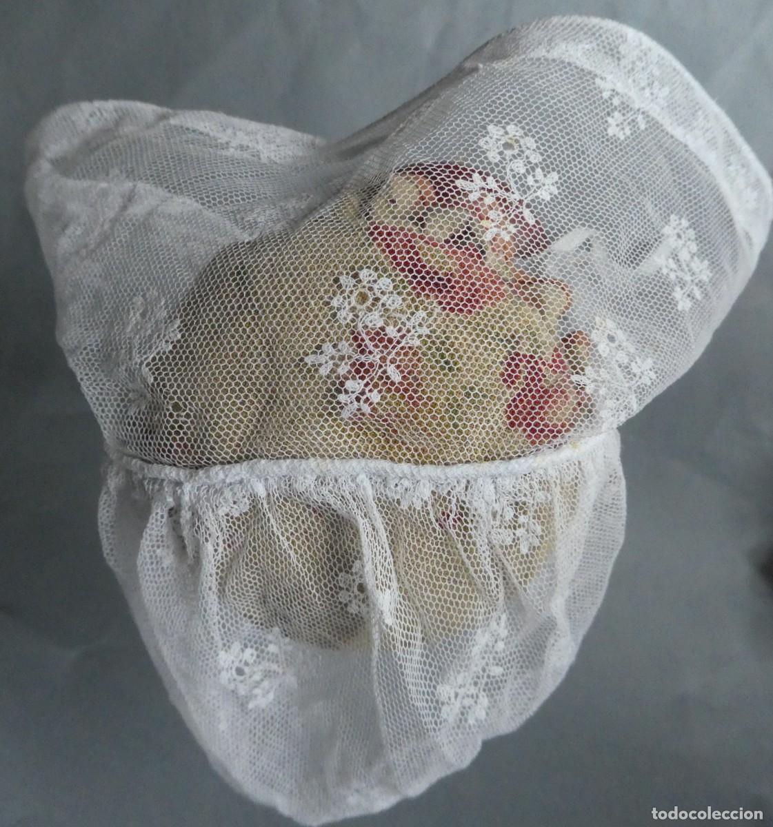 Antig&uuml;edades: ANTIGUO GORRO DE ENCAJE PARA MU&Ntilde;ECA S.XIX - Foto 3