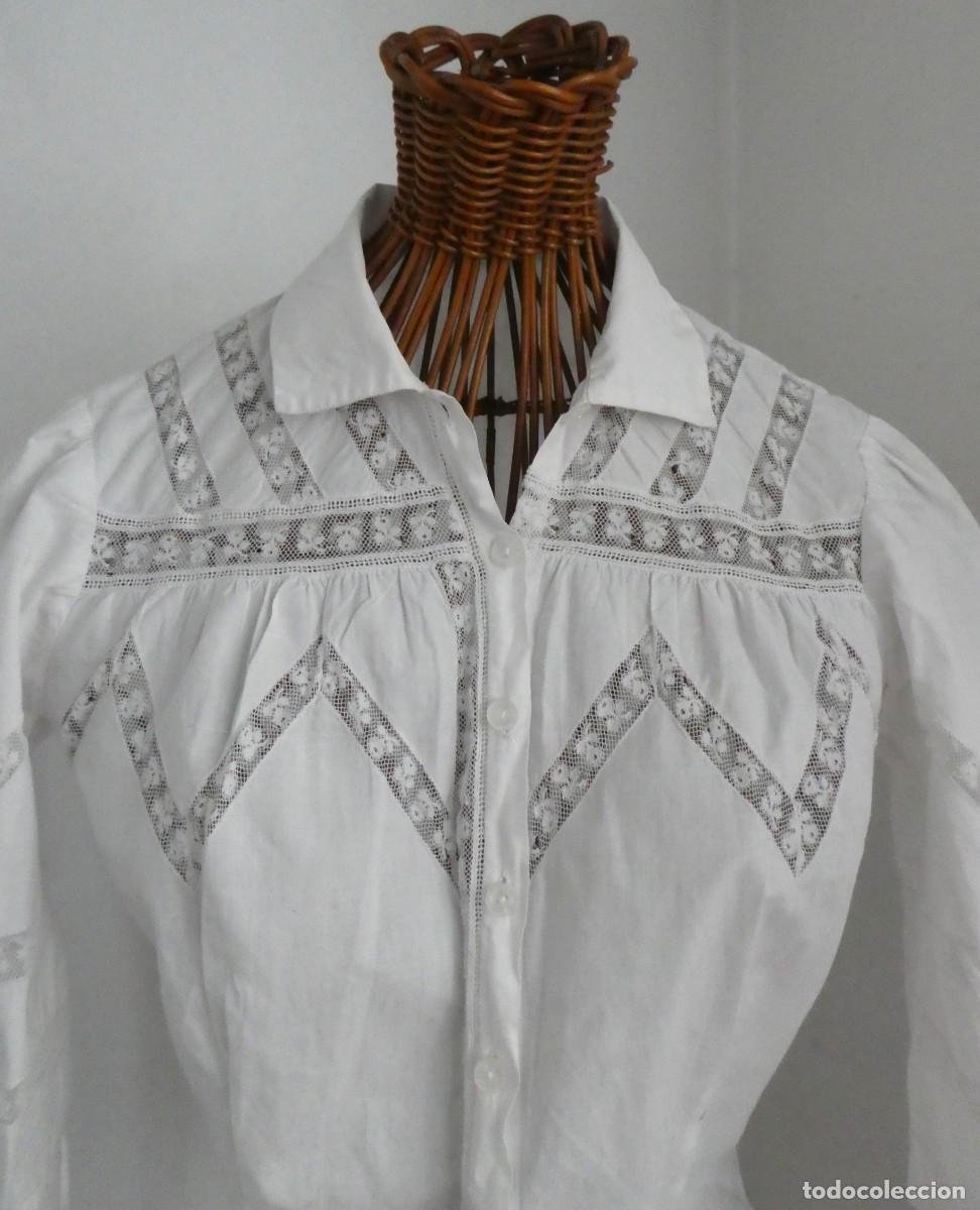 blusa / camisa antigua blanca de mujer de algod - Comprar Moda Antiga de  Mulher no todocoleccion