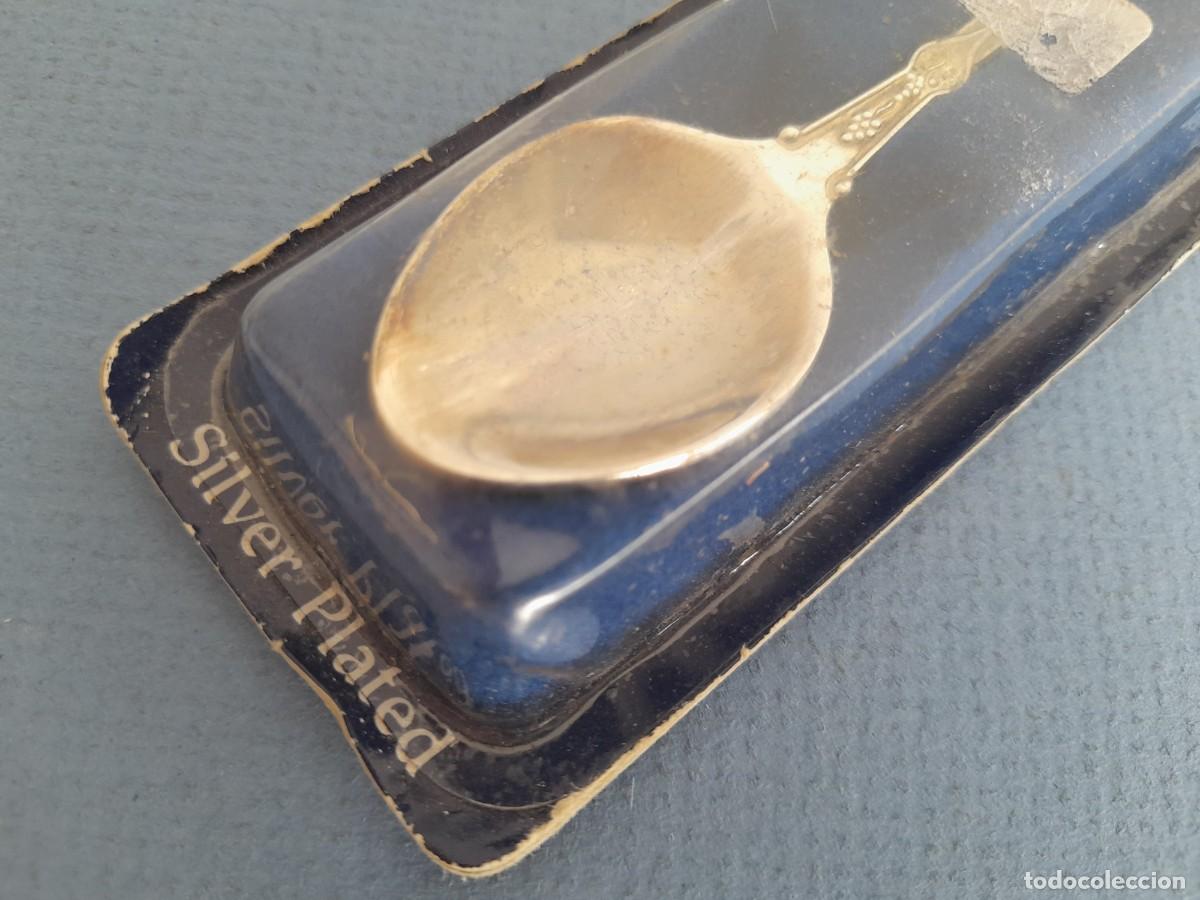 Antig&uuml;edades: cuchara plateada en su embalaje, ripon cathedral, 11cm aprox - Foto 2