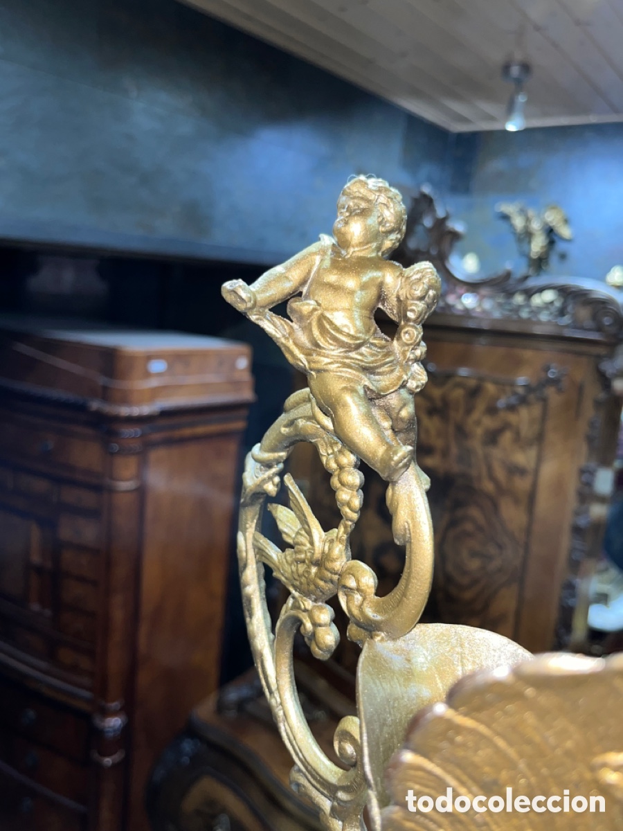 Antig&uuml;edades: Jarron de Calamina y porcelana - Foto 6