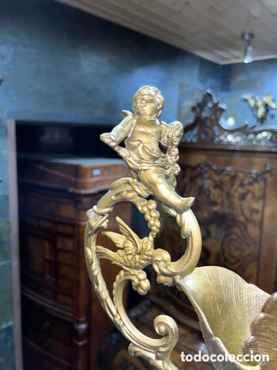 Antig&uuml;edades: Jarron de Calamina y porcelana - Foto 7