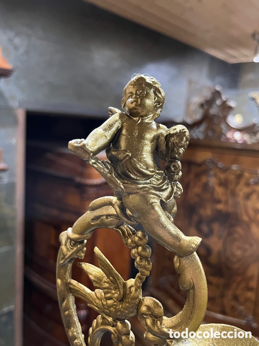Antig&uuml;edades: Jarron de Calamina y porcelana - Foto 10