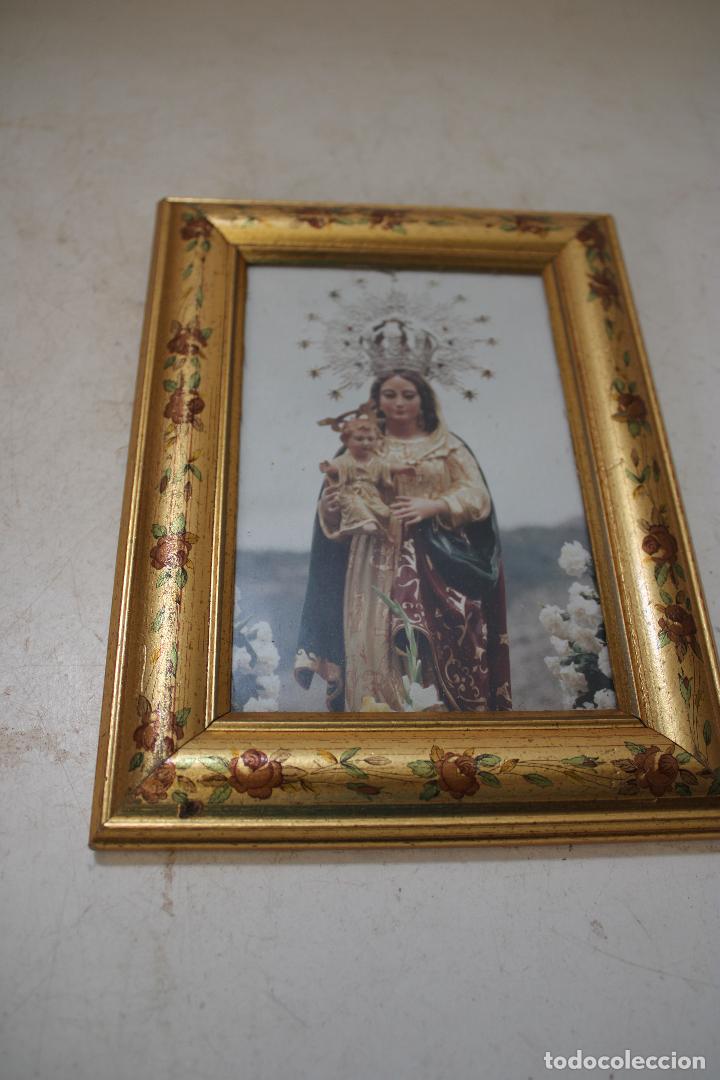 Antig&uuml;edades: cuadro virgen con ni&ntilde;o - c107 - Foto 3