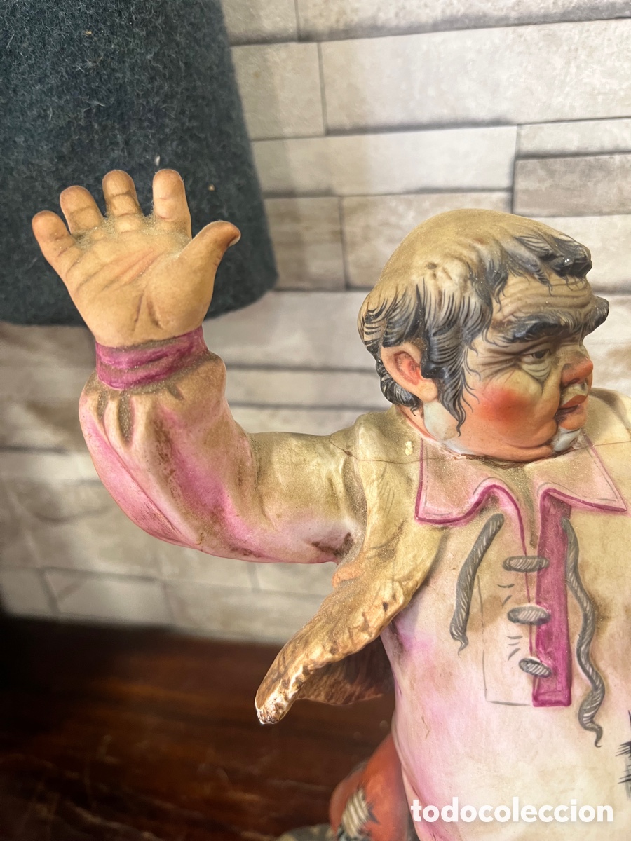 Antig&uuml;edades: Figura de porcelana restaurada - Foto 6