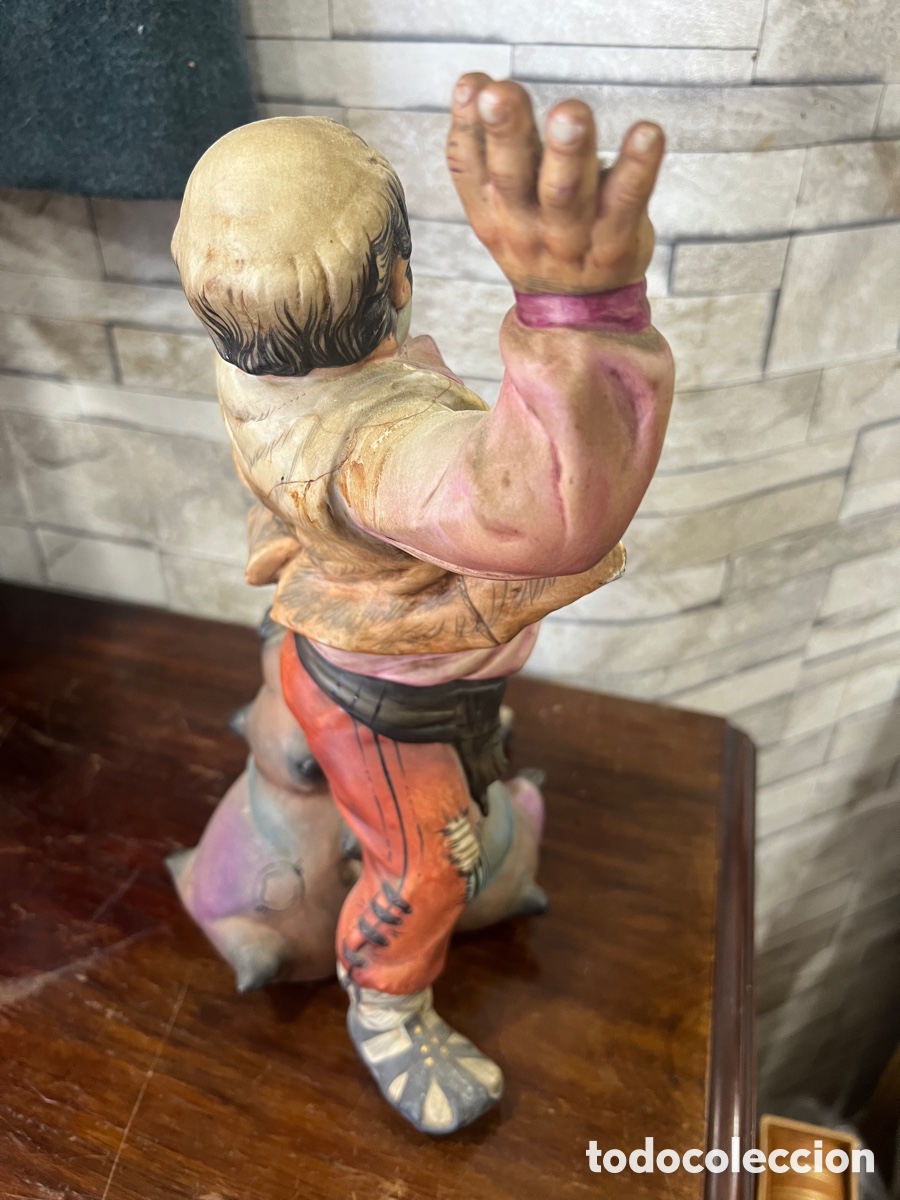 Antig&uuml;edades: Figura de porcelana restaurada - Foto 8