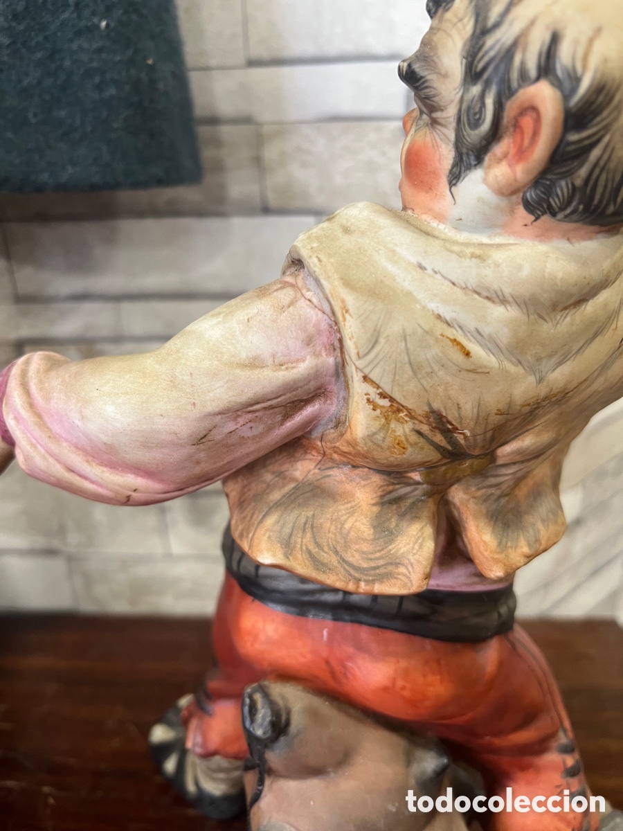 Antig&uuml;edades: Figura de porcelana restaurada - Foto 10