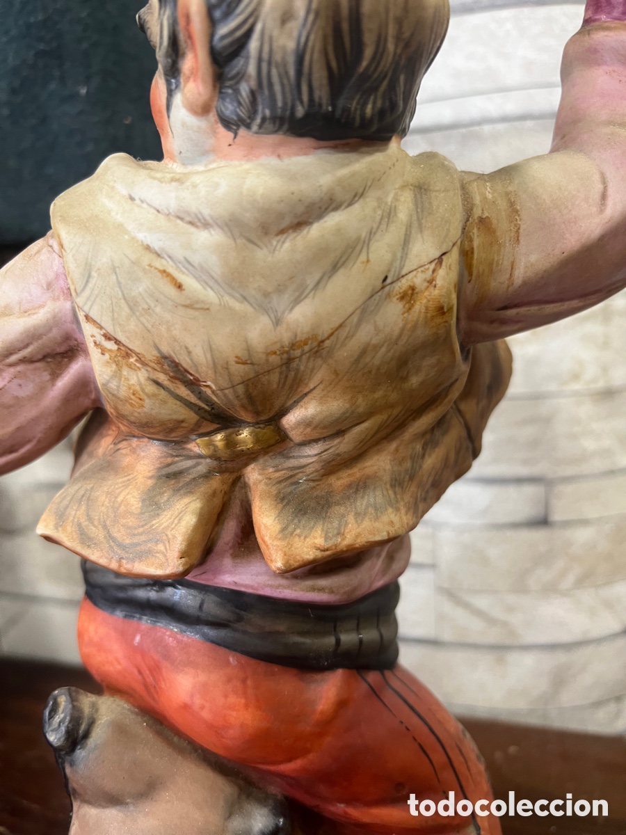 Antig&uuml;edades: Figura de porcelana restaurada - Foto 12