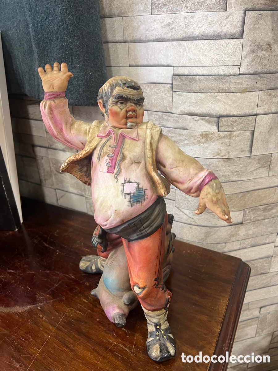 Antig&uuml;edades: Figura de porcelana restaurada - Foto 1