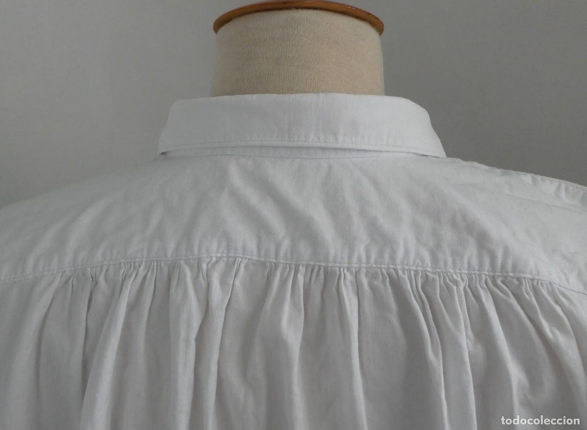 Antig&uuml;edades: CAMISA DE ALGOD&Oacute;N CON PECHERA PPIO.S.XX - Foto 5