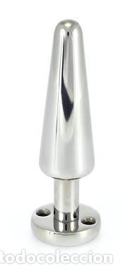 Antiquit&eacute;s: Pomo de metal cromado con base atornillable - Estilo vintage industrial 850 gr.