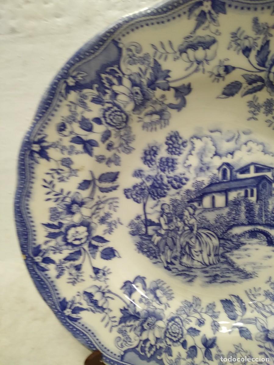 Antig&uuml;edades: Antiguo Plato de Porcelana - Foto 2