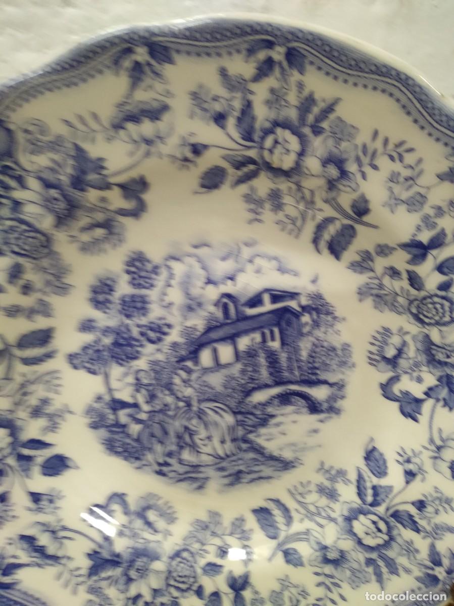 Antig&uuml;edades: Antiguo Plato de Porcelana - Foto 3