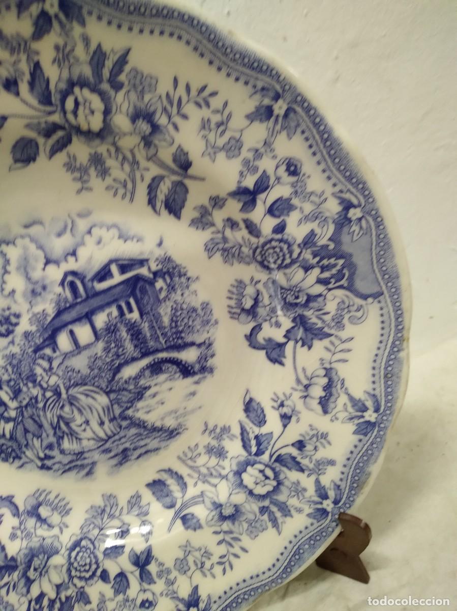 Antig&uuml;edades: Antiguo Plato de Porcelana - Foto 4