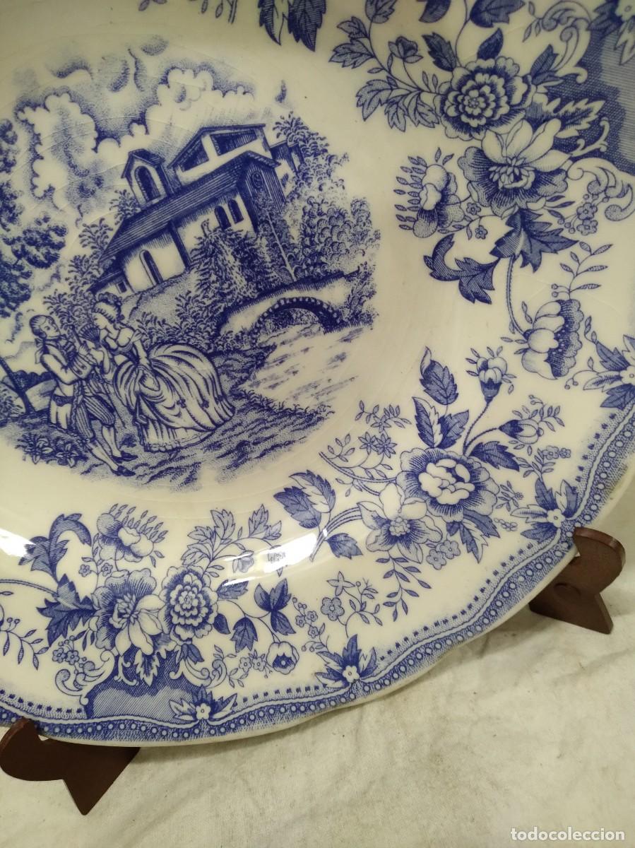 Antig&uuml;edades: Antiguo Plato de Porcelana - Foto 5
