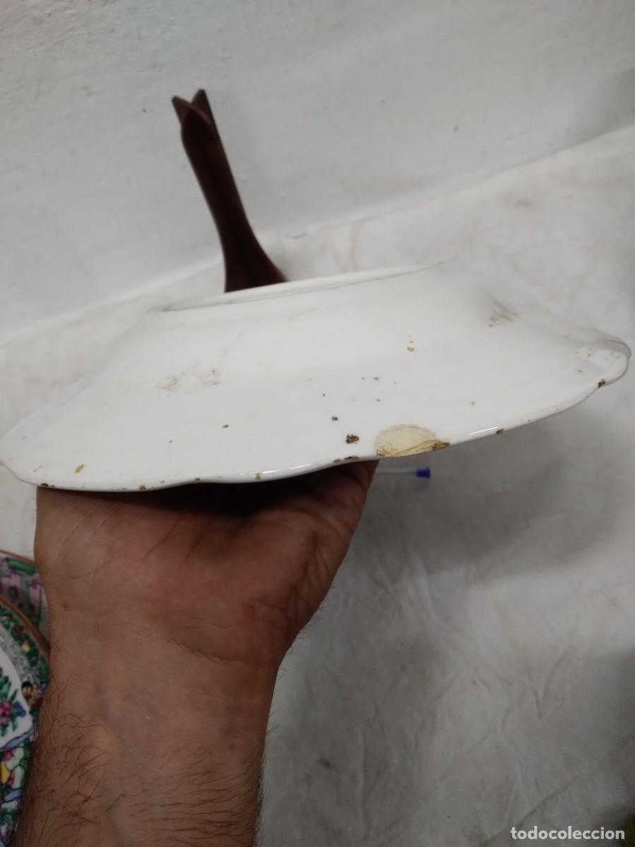 Antig&uuml;edades: Antiguo Plato de Porcelana - Foto 6