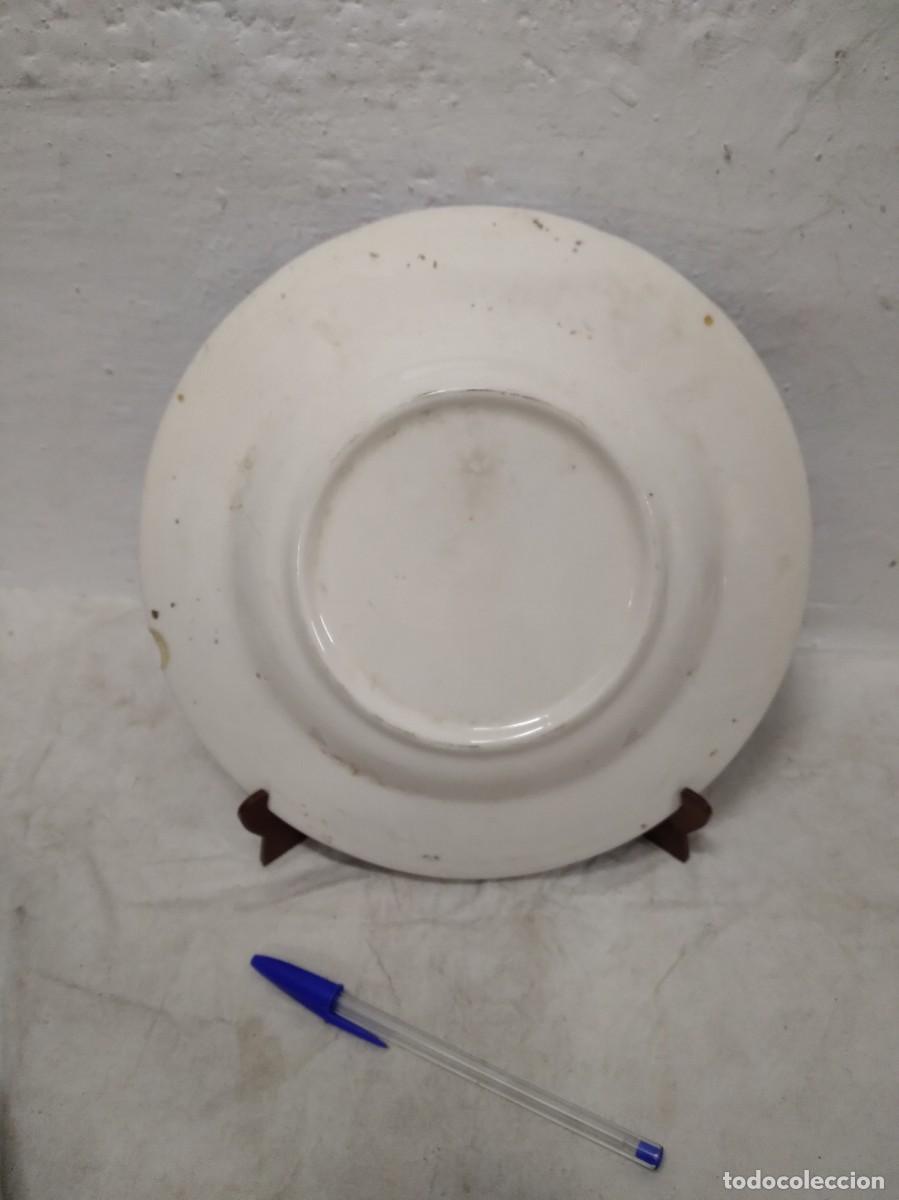 Antig&uuml;edades: Antiguo Plato de Porcelana - Foto 8