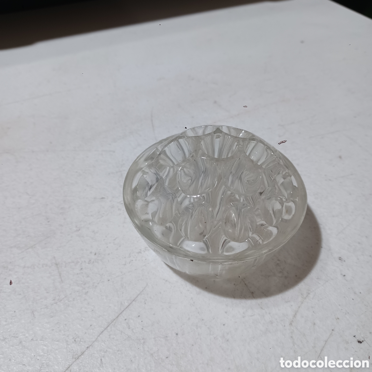 Antig&uuml;edades: Antigua cigarrera de cristal a&ntilde;os 60