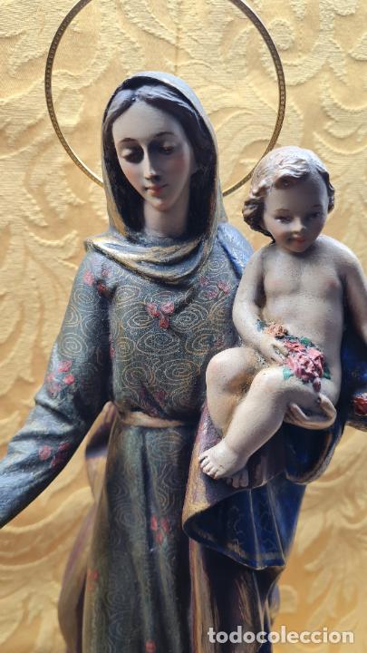 Antig&uuml;edades: VIRGEN CON NI&Ntilde;O EN BRAZOS - Foto 2