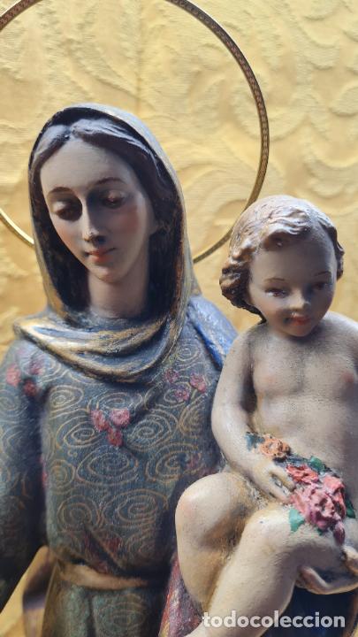 Antig&uuml;edades: VIRGEN CON NI&Ntilde;O EN BRAZOS - Foto 4