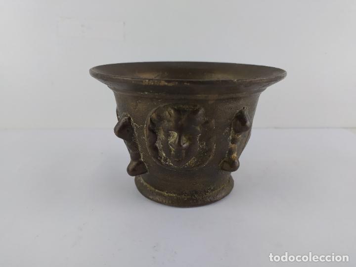 Antig&uuml;edades: Antiguo mortero de bronce - Foto 2