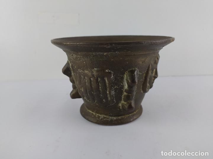 Antig&uuml;edades: Antiguo mortero de bronce - Foto 3