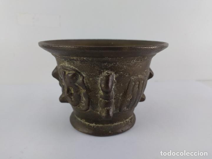 Antig&uuml;edades: Antiguo mortero de bronce - Foto 4